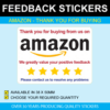 Amazon Feedback Stickers