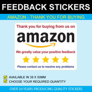 Amazon Feedback Stickers