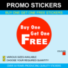 Buy One Get One Free Stickers