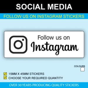 Instagram Stickers  Follow Us On Instagram Stickers - Price Stickers