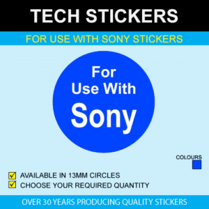 For Use With Sony Sticker