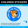 I ate all my lunch today stickers