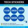 Memory Storage Stickers