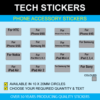 Phone Accessory Stickers