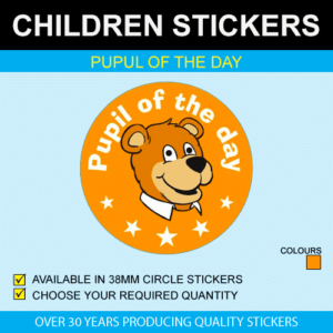 Pupil Of The Day - Children's Stickers