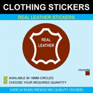 Real Leather Stickers