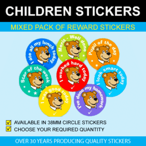 Mixed Pack of Children's Reward Stickers