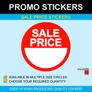 Sale Price Blank Stickers