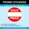 Sale Price White Band Stickers