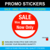 Sale - Was Now Only Stickers