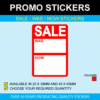 Sale - Was / Now Stickers