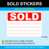 Sold - Multi Line Stickers