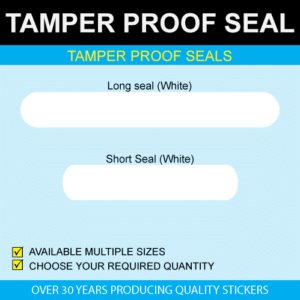 Tamper Proof Seal Stickers