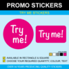 Try Me Stickers