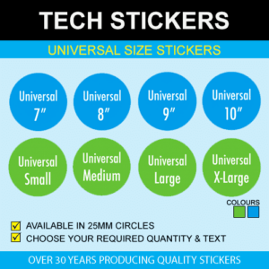 Universal Size Stickers