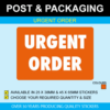 Urgent Order Postal Stickers