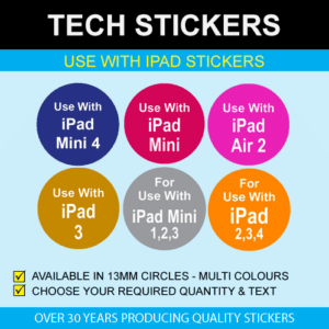 Use With iPad Stickers