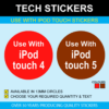 Use With iPod Touch Stickers