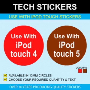 Use With iPod Touch Stickers