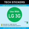 Use With LG 3G Phone Sticker
