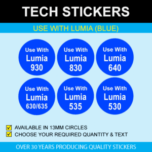 Use With Lumia Phone Stickers