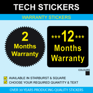 Warranty Stickers