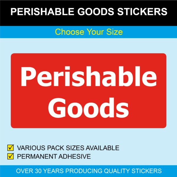 Perishable Goods Stickers