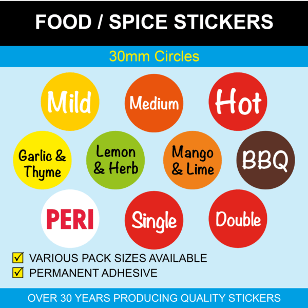 Food / Spice Stickers