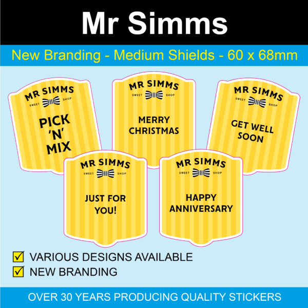 New Branding - Medium 'Mr Simms' Shields