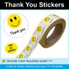 Thank You Smiley Sticker - Design 6