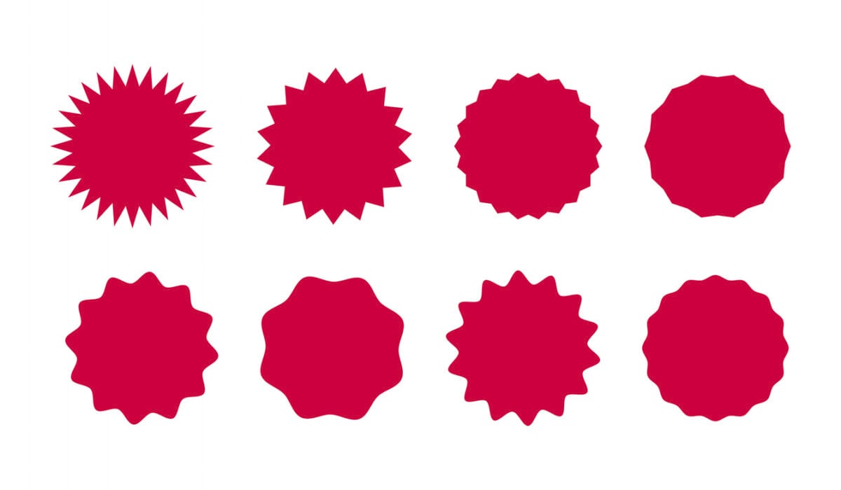Shop price stickers